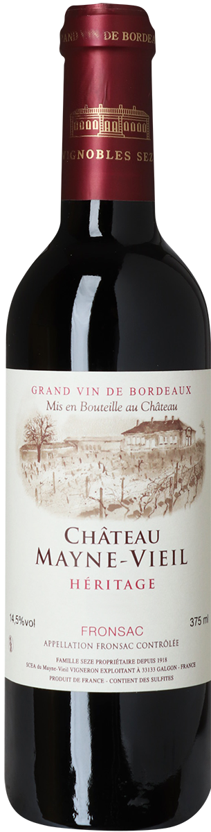 Château Mayne-Vieil, Fronsac, Bordeaux, 0,375 l.