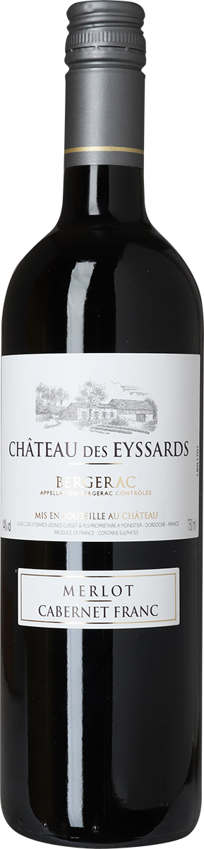 Bergerac Rouge, Merlot-Cabernet Franc, Château des Eyssards, Bergerac