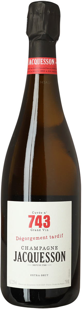 Champagne Jacquesson, Cuvée 743 Dégorgement Tardif Extra Brut