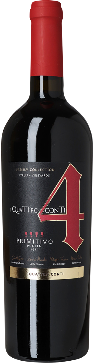 Primitivo, Quattro Conti, Puglia IGP