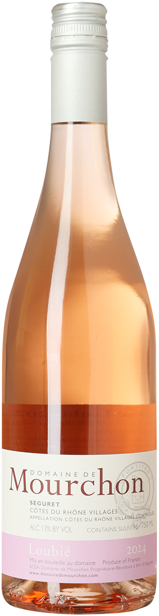 Loubié Rosé, Côtes du Rhône Villages Séguret, Domaine de Mourchon