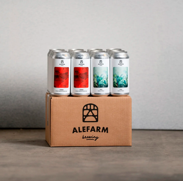 Ølgave med 6 x 2 spændende øl fra Alefarm + rundvisning på bryggeriet